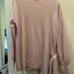 Club Monaco Light Pink Cowl Neck Sweater